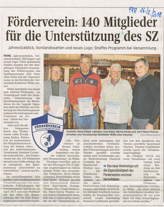 Mitgliedersammlung 2018