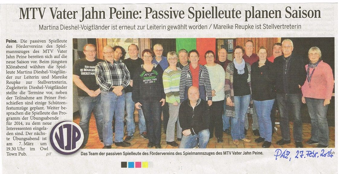 Klönabend der Spielleute 2014