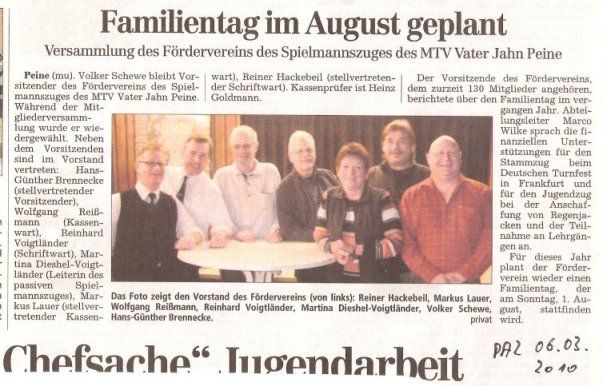 Mitgliederversammlung 2010