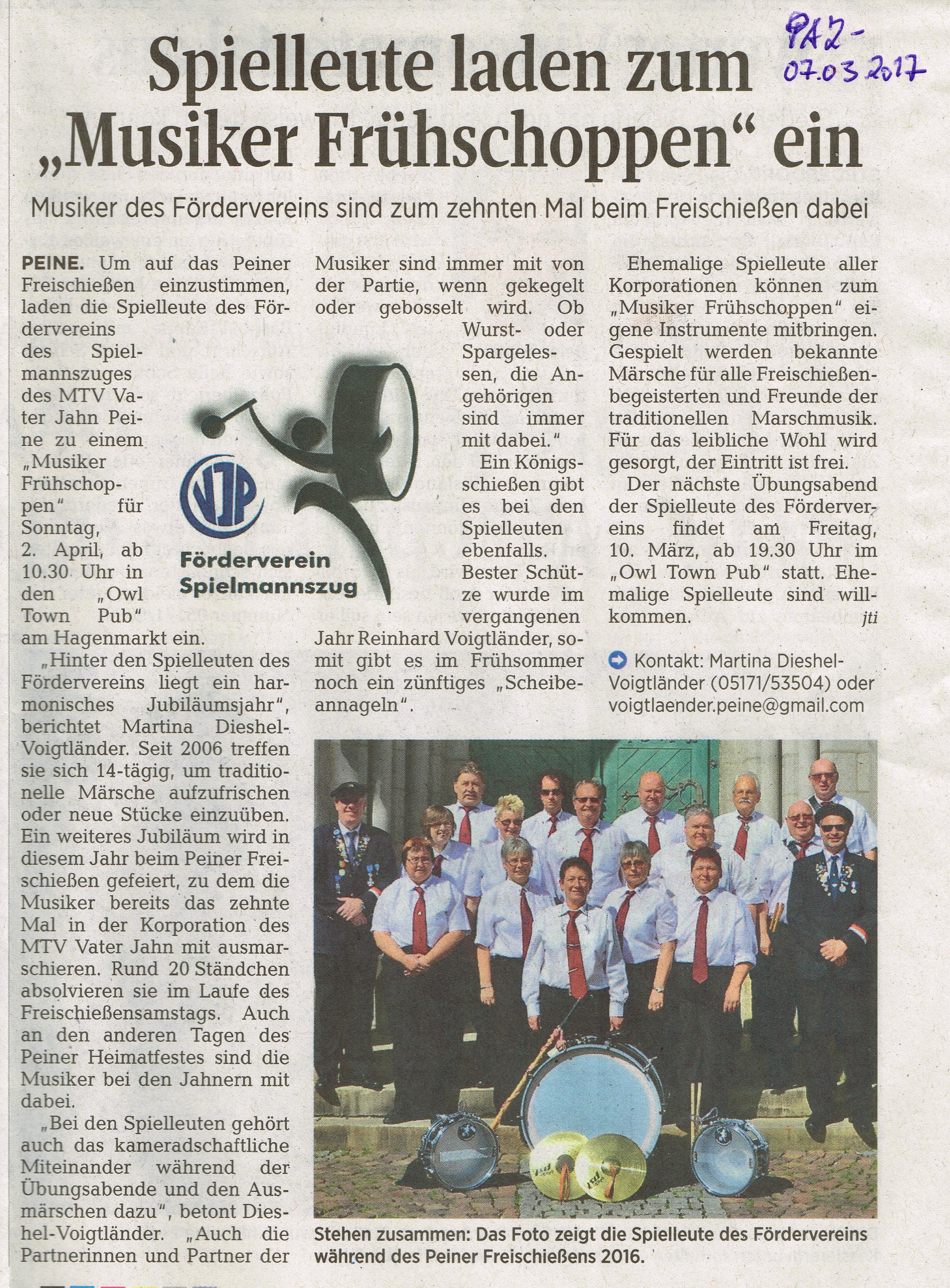 Musikalischer Frühschoppen 2017
